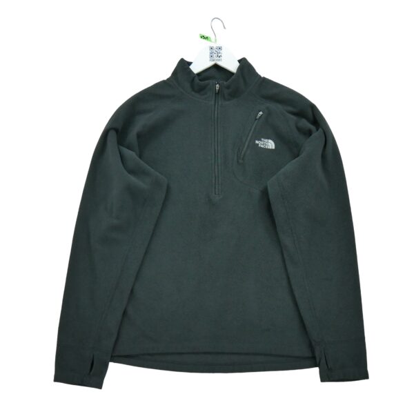 Pull polaires homme manches longues noir The North Face Col Montant