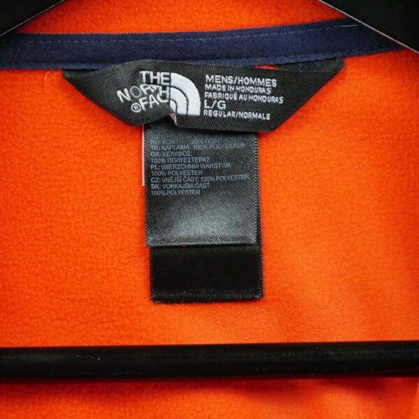 Pull polaires homme manches longues orange The North Face Col Montant