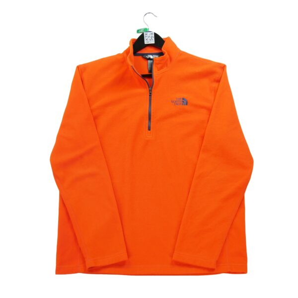 Pull polaires homme manches longues orange The North Face Col Montant