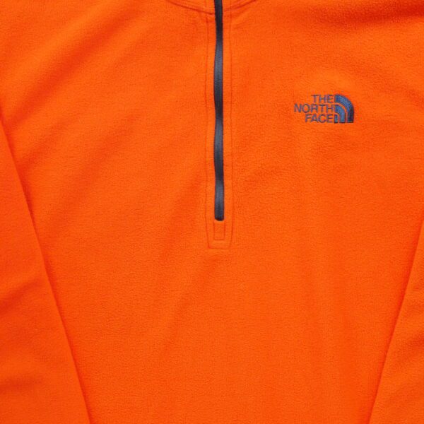 Pull polaires homme manches longues orange The North Face Col Montant