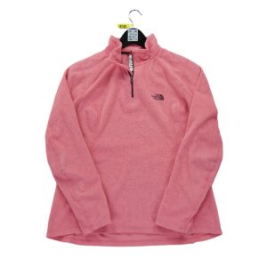 Pull polaires homme manches longues rose The North Face Col Montant