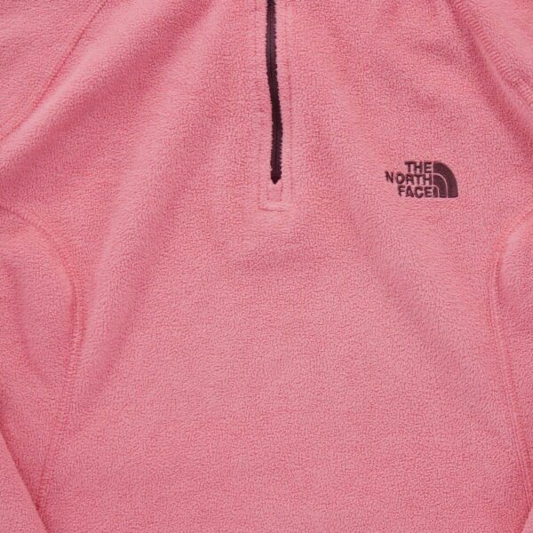 Pull polaires homme manches longues rose The North Face Col Montant