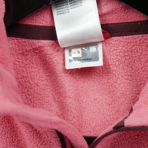 Pull polaires homme manches longues rose The North Face Col Montant