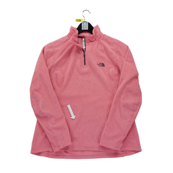 Pull polaires homme manches longues rose The North Face Col Montant