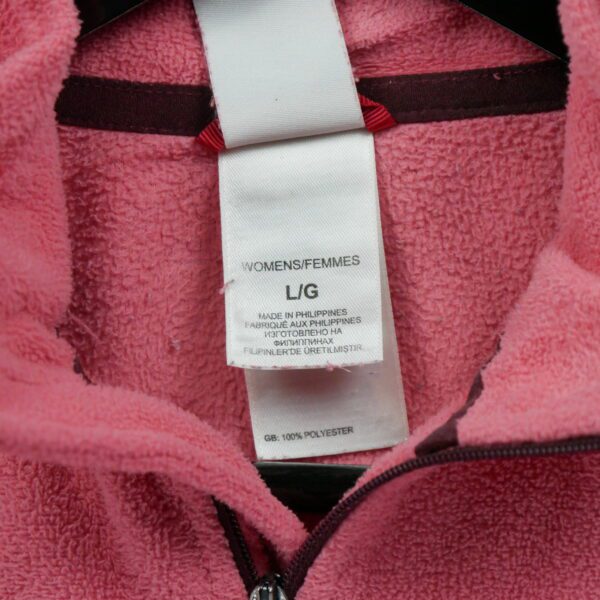 Pull polaires homme manches longues rose The North Face Col Montant