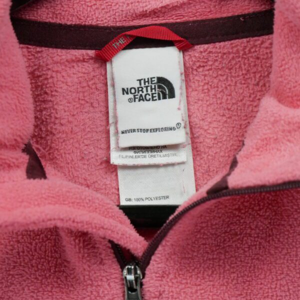 Pull polaires homme manches longues rose The North Face Col Montant