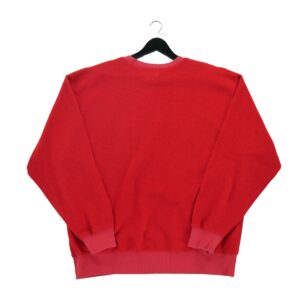 Pull polaires homme manches longues rouge Gap Col Montant
