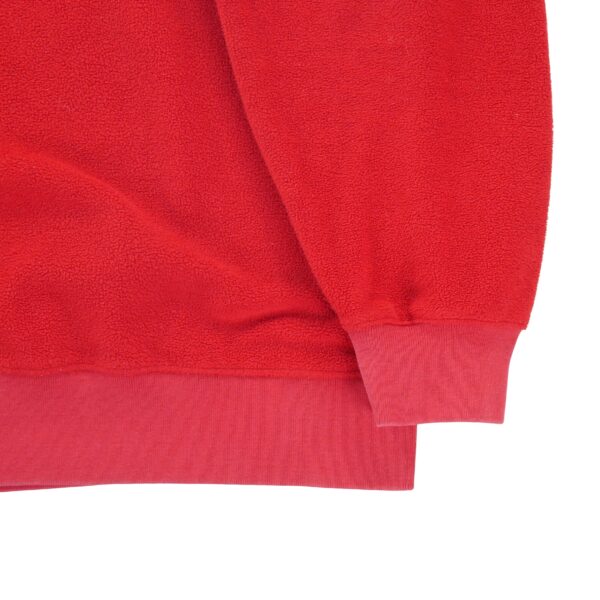 Pull polaires homme manches longues rouge Gap Col Montant