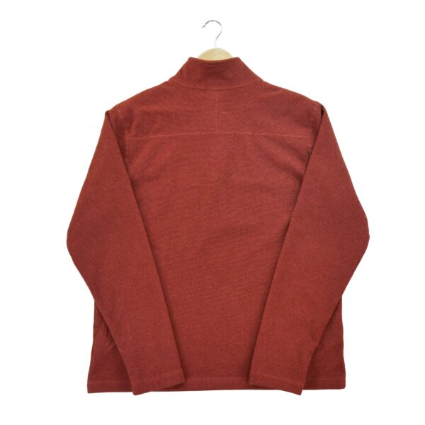 Pull polaires homme manches longues rouge The North Face Col Montant