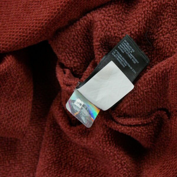 Pull polaires homme manches longues rouge The North Face Col Montant