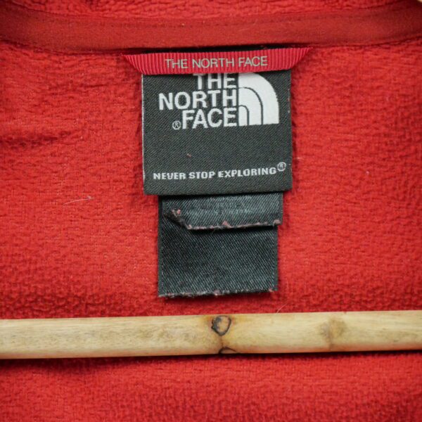 Pull polaires homme manches longues rouge The North Face Col Montant