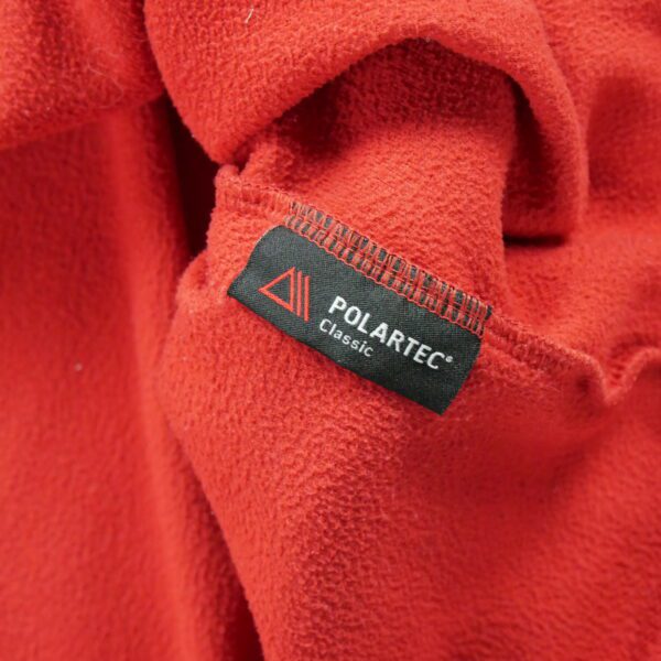 Pull polaires homme manches longues rouge The North Face Col Montant