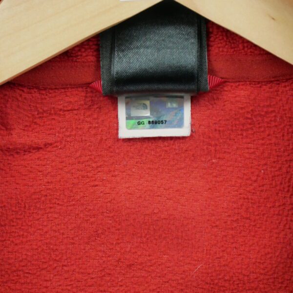 Pull polaires homme manches longues rouge The North Face Col Montant