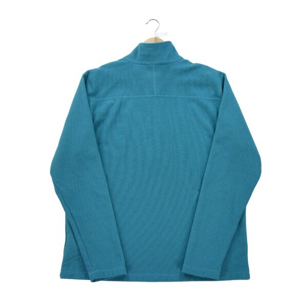 Pull polaires homme manches longues turquoise The North Face Col Montant