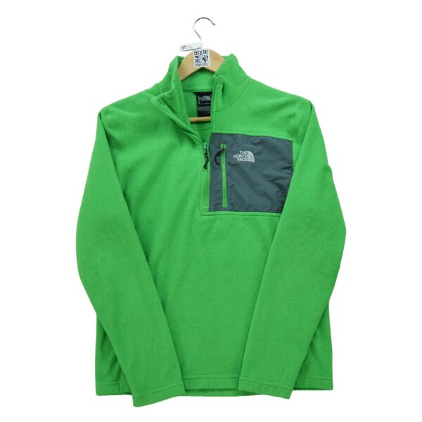 Pull polaires homme manches longues vert The North Face Col Montant