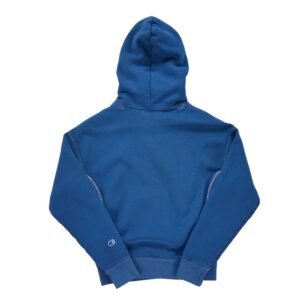 Sweat a capuche femme manches longues bleu Champion Col Rond