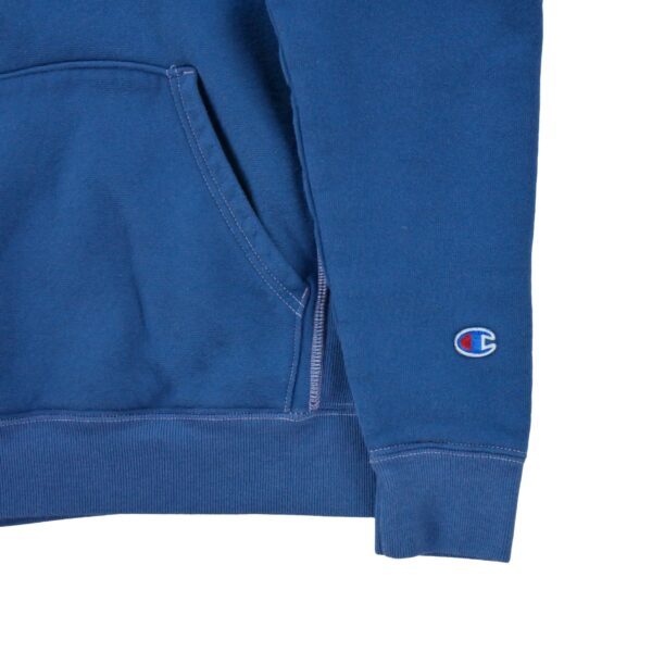Sweat a capuche femme manches longues bleu Champion Col Rond