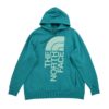 Sweat a capuche femme manches longues bleu The North Face Motif imprime Col Rond