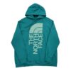 Sweat a capuche femme manches longues bleu The North Face Motif imprime Col Rond