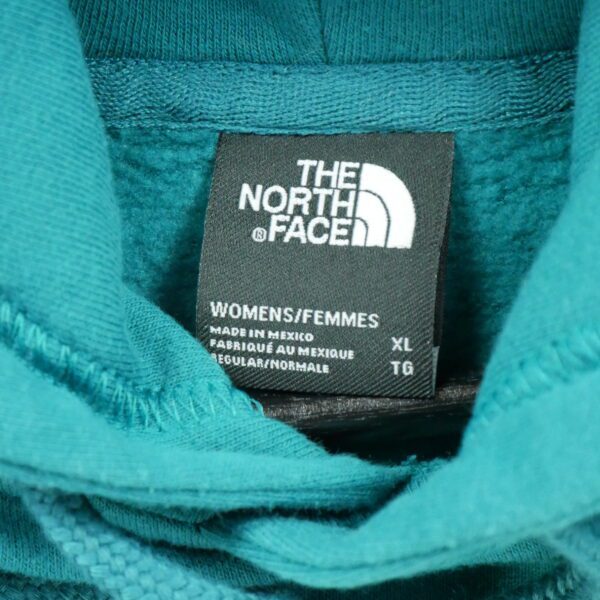Sweat a capuche femme manches longues bleu The North Face Motif imprime Col Rond