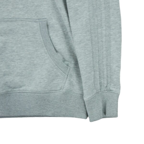 Sweat a capuche femme manches longues gris Adidas Motif chine Col Rond