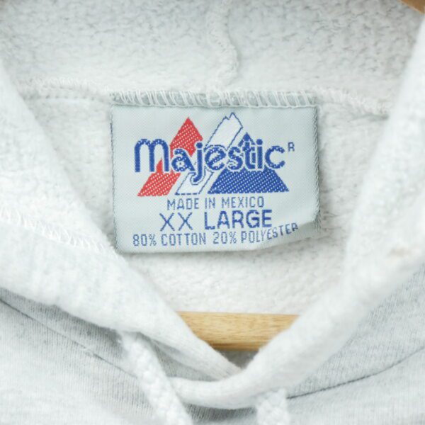 Sweat a capuche femme manches longues gris Majestic Motif chine Col Rond Equipe Florida State