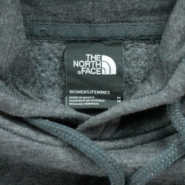 Sweat a capuche femme manches longues gris The North Face Motif chine Col Rond