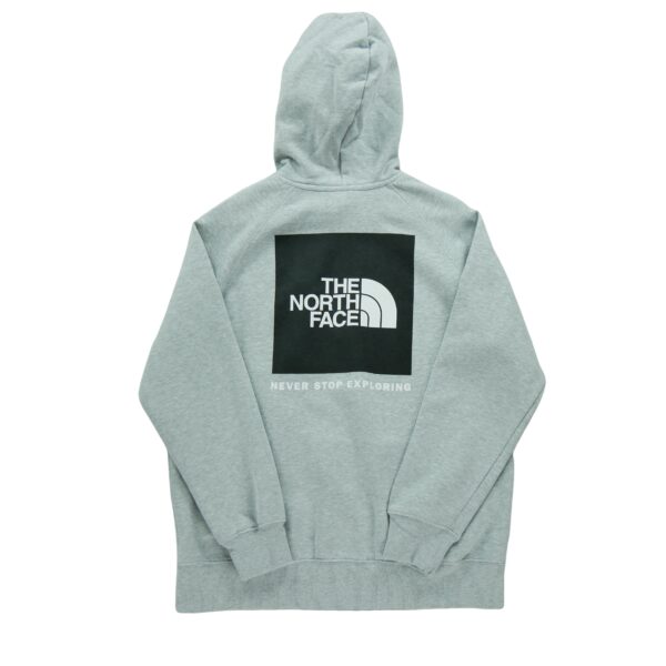 Sweat a capuche femme manches longues gris The North Face Motif chine Col Rond