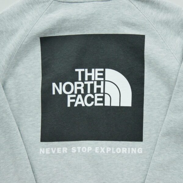 Sweat a capuche femme manches longues gris The North Face Motif chine Col Rond