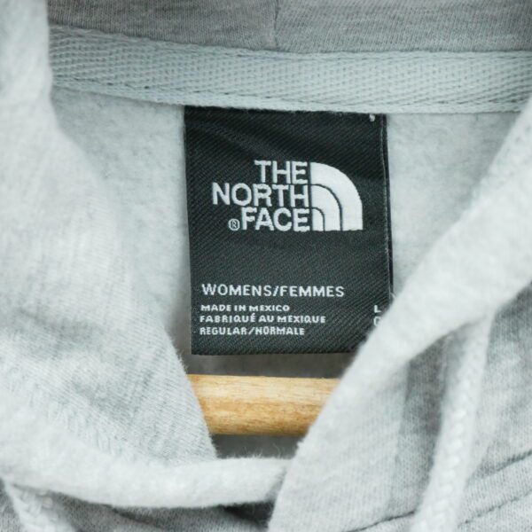 Sweat a capuche femme manches longues gris The North Face Motif chine Col Rond