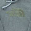 Sweat a capuche femme manches longues gris The North Face Motif chine Col Rond