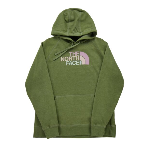 Sweat a capuche femme manches longues kaki The North Face Motif chine Col Rond
