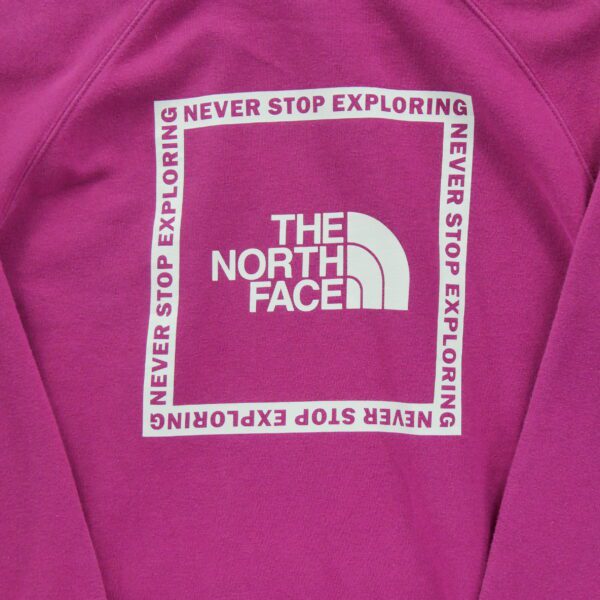 Sweat a capuche femme manches longues rose The North Face Col Rond