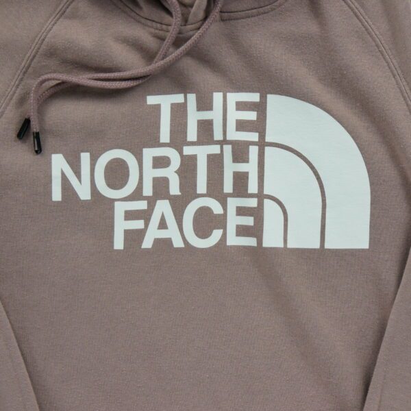 Sweat a capuche femme manches longues rose The North Face Motif imprime Col Rond