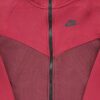 Sweat a capuche femme manches longues rouge Nike Col Montant