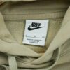Sweat a capuche homme manches longues beige Nike Col Rond