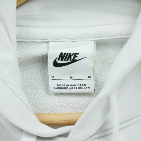 Sweat a capuche homme manches longues blanc Nike Col Rond