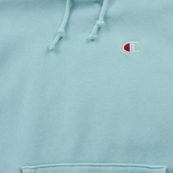Sweat a capuche homme manches longues bleu Champion Col Rond