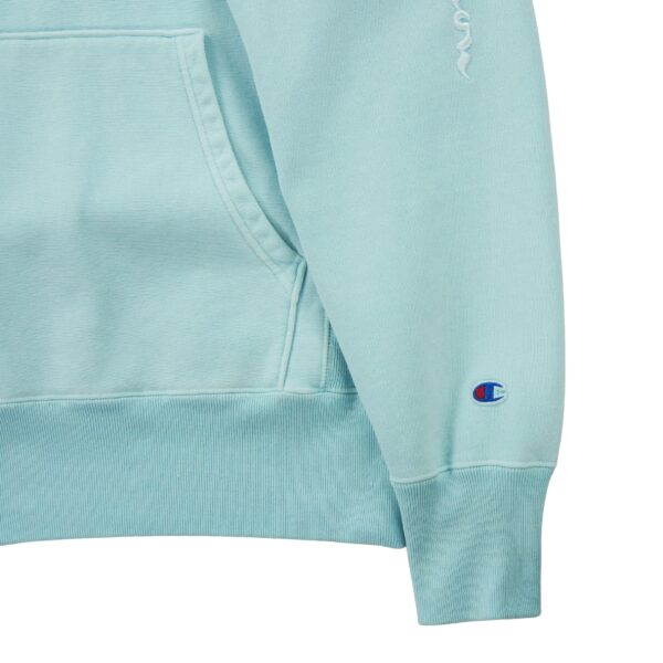 Sweat a capuche homme manches longues bleu Champion Col Rond