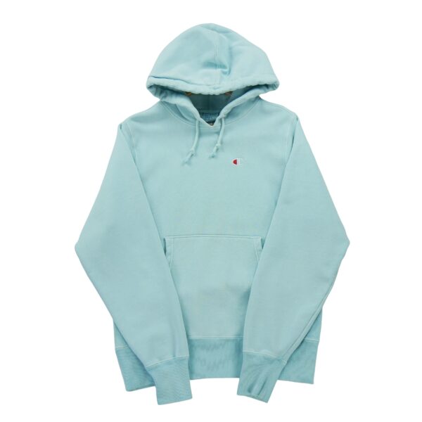 Sweat a capuche homme manches longues bleu Champion Col Rond