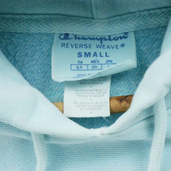 Sweat a capuche homme manches longues bleu Champion Col Rond
