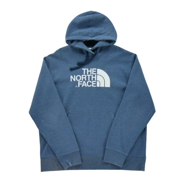 Sweat a capuche homme manches longues bleu The North Face Motif chine Col Rond