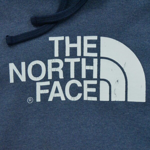 Sweat a capuche homme manches longues bleu The North Face Motif chine Col Rond