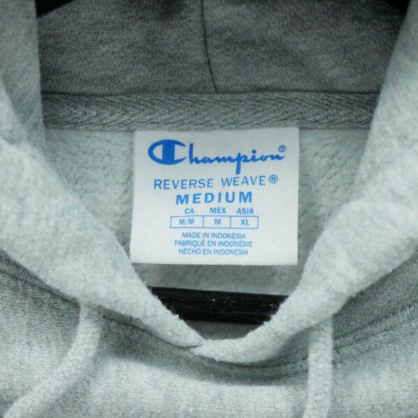 Sweat a capuche homme manches longues gris Champion Motif chine Col Rond