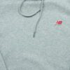Sweat a capuche homme manches longues gris New Balance Motif chine Col Rond
