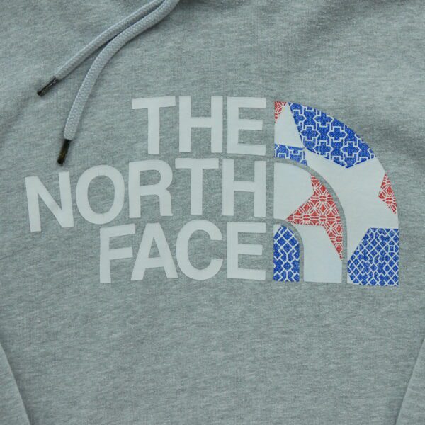 Sweat a capuche homme manches longues gris The North Face Col Rond