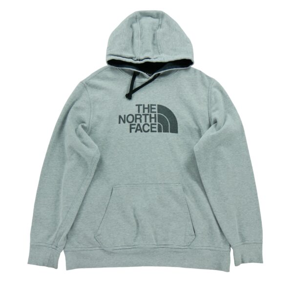 Sweat a capuche homme manches longues gris The North Face Motif chine Col Rond