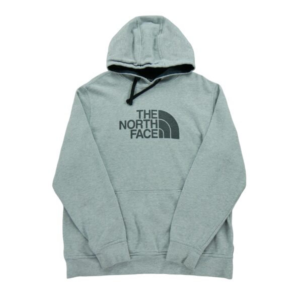 Sweat a capuche homme manches longues gris The North Face Motif chine Col Rond
