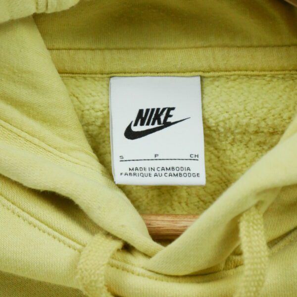 Sweat a capuche homme manches longues jaune Nike Col Rond