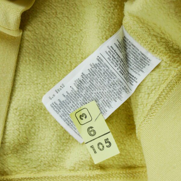 Sweat a capuche homme manches longues jaune Nike Col Rond
